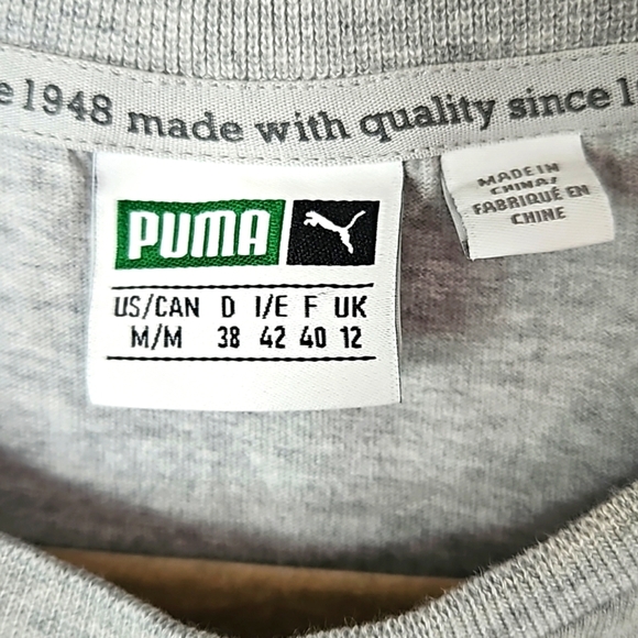 Puma Women's Gray T-Shirt Dress Size Medium - Picture 3 of 9